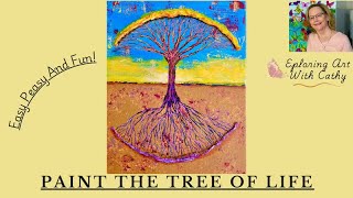 PAINT THE TREE OF LIFE! Step-By-Step, Beginner Friendly