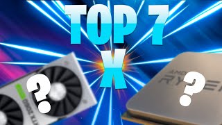 🌟LOS MEJORES 7 COMBOS DE PROCESADOR Y TARJETA GRAFICA!!! TOP7 GPUXCPU //2023//🌟