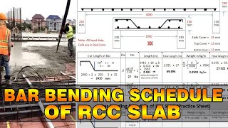 Bar Bending Schedule of SLAB | Quantity Surveying and Estimation in Urdu | Reinforcement Learning