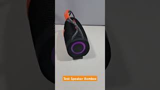 TEST SUARA SPEAKER BLUETOOTH  BOMBOX #speakermurah #superbass #speakerbluetooth