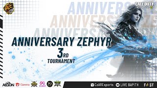 [MATCHDAY] ANNIVERSARY ZEPHYR 3RD - SQUAD BATTLE ROYALE TOURNAMENT | Call of Duty®️: Mobile