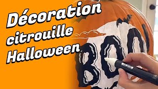 Magnifique décoration de citrouille pour Halloween !!