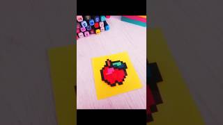 🍎 Cute pixel art idea #art #pixelartrelax #pixel #pixelartideas