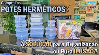 POTES HERMÉTICOS, conjunto de 16 potes herméticos com tampa CROIX, vale a pena? PRIMEIRAS IMPRESSÕES