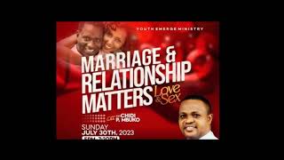 Marriage and Relationship Matters hosted by the Youth Ministry of Higher Realm Church International