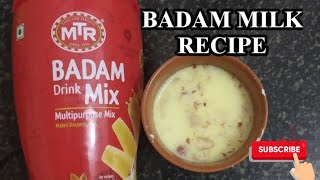 How to make Badam Milk in Home | Instant Badam Drink | Hot badam Milk | Food Vlogs | Tasty Drink |