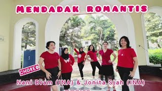 Mendadak Romantis Line Dance, choreo: Nani Bram (INA), Jonita Sjah (INA) May'24, Demo: NLD