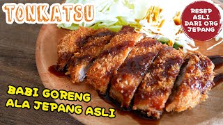 Resep TONKATSU Asli, Babi Goreng Ala Jepang [NON HALAL]