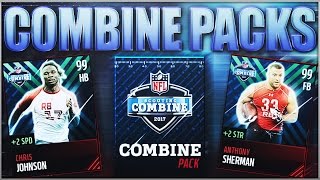 50 COMBINE PACKS!! HOLY +2 SPD CHRIS JOHNSON! (Madden Mobile 17)