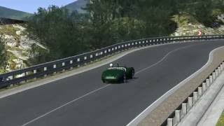 Assetto Corsa Gameplay - Jaguar XK120 @ Alps + Download