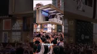 #shorts | 3d screen big display | 3d   billboard train new video #3dscreen #ultrarealistic #display