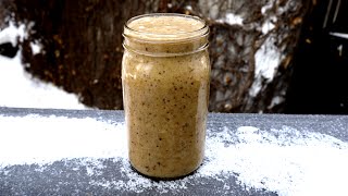 Simple Cinnamon Banana Date Vegan Smoothie