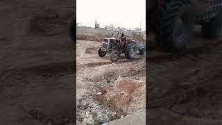 Massey Farguson 385 Warking on Fully Loded troly