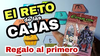 ¡Reto de las cajas! 📦 sé el primero en revelar el código secreto.