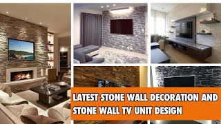 Latest Stone Wall Decoration Ideas |Stone Wall Decor Living Room Ideas | NOAH Interior