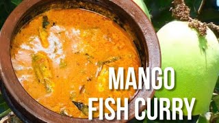 MANGO FISH CURRY | Easy And Tasty Mango Fish Curry | രുചിയുള്ള നാടൻ മീൻ മാങ്ങാ കറി|പച്ച മാങ്ങാ  കറി