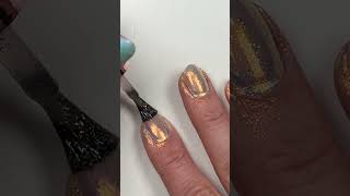 TRYING LIQUID CHROME NAILS!! #gelmanicure #nail #gelnails #nailtutorial