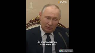 Putin: Rússia transferiu a Belarus mísseis Iskander, capazes de transportar armas nucleares táticas