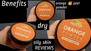 ORANGE PEEL POWDER review||Chiltan pure orange powder review