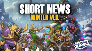 [SHORT NEWS] - WINTER VEIL - New Rewards, Split Leaders & PC Launch! - Warcraft Rumble