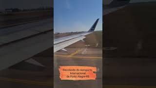 Decolagem do Aeroporto de Porto Alegre-RS