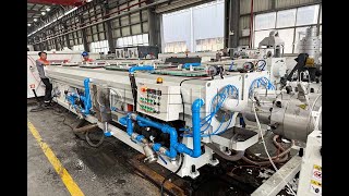 PVC Double Outlet Extrusion Line