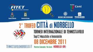 Spot Tennistavolo 2° Trofeo Città di Norbello 08-12-2011