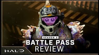 SEASON 5 OF HALO INFINITE IS HERE: lets check out this battle pass