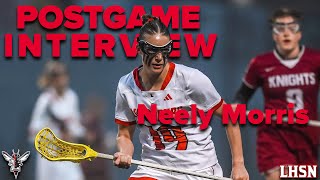 Postgame Interview: Neely Morris, Lynchburg Women's Lacrosse