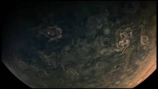 Image taken by the Juno spacecraft as it passed by Jupiter.