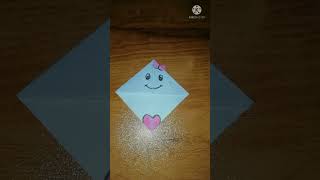 How to make a easy paper bookmark / paper bookmark 🔖/#short /#bookmark