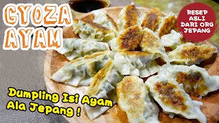 Resep GYOZA AYAM, Cara Membuat Yang Jucy dan Krispy