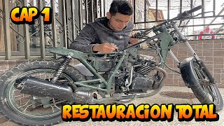 RESTAURANDO LA MOTO DEL CAPITAN AMERICA #1 - TATTO VLOGS