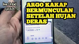 LIVE ONBID GRAB, ORDERAN GRABFOOD BERMUNCULAN DENGAN ARGO KAKAP