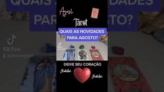 #shorts QUAIS AS NOVIDADES PARA O MÊS DE AGOSTO?