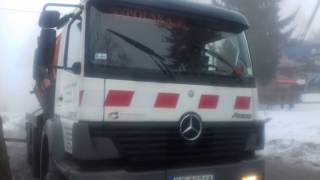 Wywóz szamba, Mercedes Atego 2528, "daleki strzał 4 mgła"