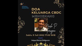 Doa Keluarga CBDC Mengenang Pak Nuah P Tarigan