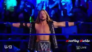 3 On 2 Handicap match AJ Styles,Randy Orton & Shinske Nakamura Vs Sami Zayn & Kevin Owens 1/9/2018