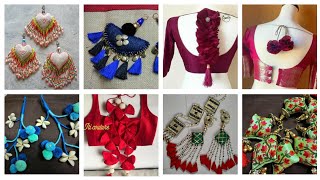 cloth latkan || beautiful latkan || fabric latkan || new fabric tassels designs -TREND SPOTTER