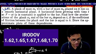 IRODOV 1.62,1.65,1.67,1.68,1.70