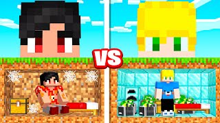 Base Rica do Kass vs. Base Pobre do KR no Minecraft!