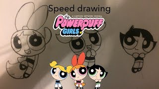 P8B2Arts Speed drawing - The Powerpuff Girls