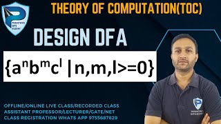 DFA that accept Language L={ anbmcl|n,m,l greater than equal to zero }| TOC | DFA Example | GATE/NET