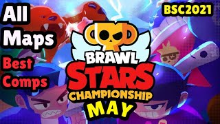 Brawl Stars May Championship challenge Map pool| Brawl Stars|