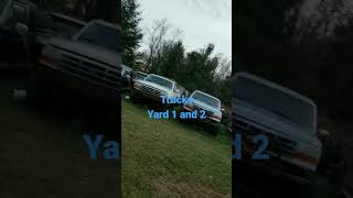 Truck yard 1 and part of truck yard 2 #shorts #ford #classic  #obs