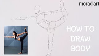 How to Draw Full Body with Pencil | Drawing Sketches | Tutorial