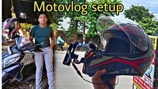 Making The Best Moto Vlogging Setup With Mobile Phone || uk 13 vlogger