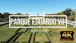 PARQUE EDUARDO VII LISBOA PORTUGAL UHD 4K DRONE PARROT ANAFI