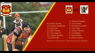 Dursley RFC 1st XV [42] -v- United Hospitals [0] 30-10-21