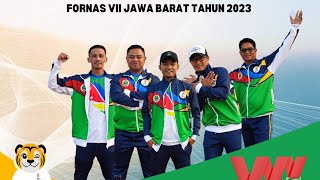 Satu - satunya Grup Pria yang Tampil di Lomba Senam PORPI || FORNAS VII JABAR 2023